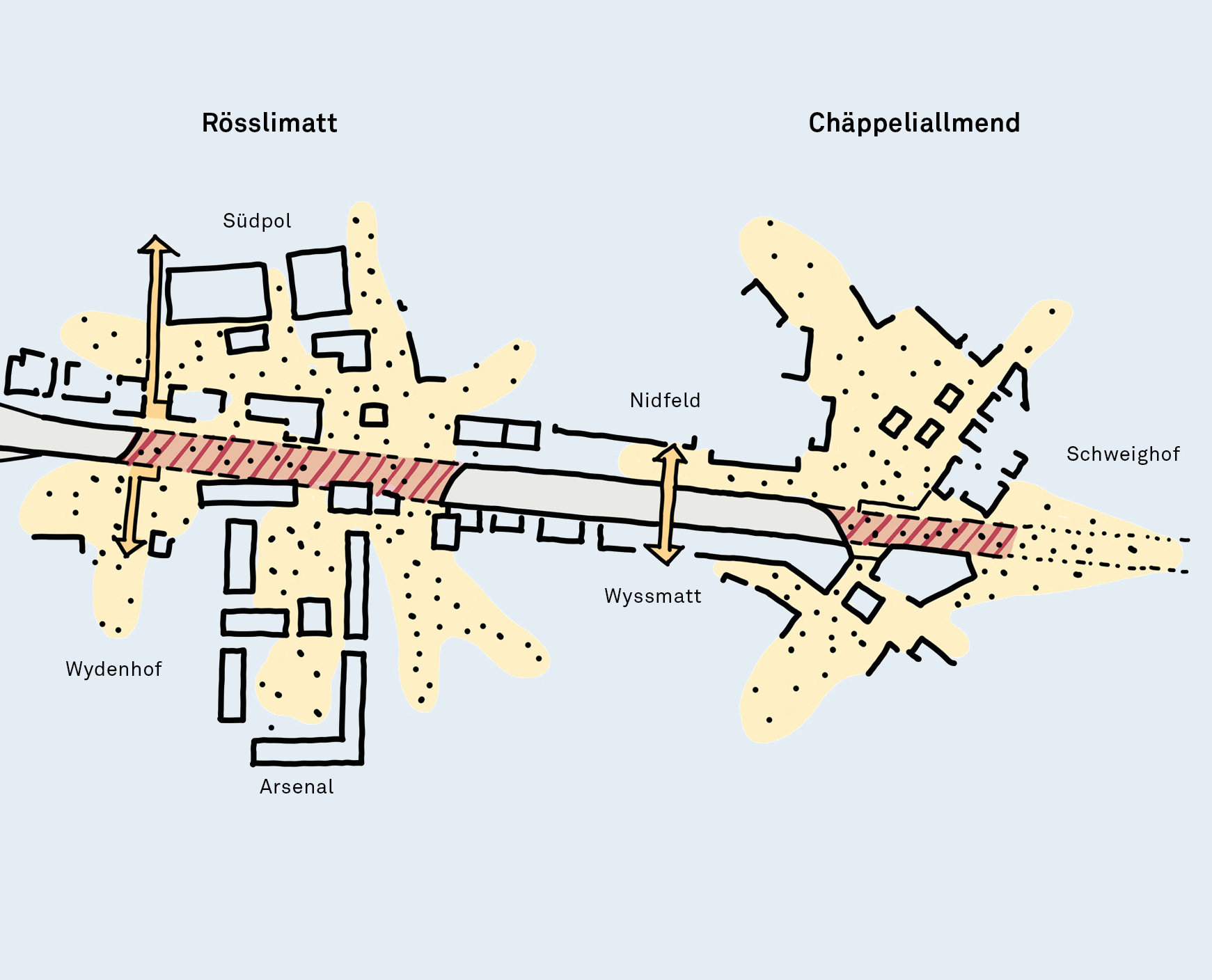 Teilüberdeckungen Autobahn in Kriens